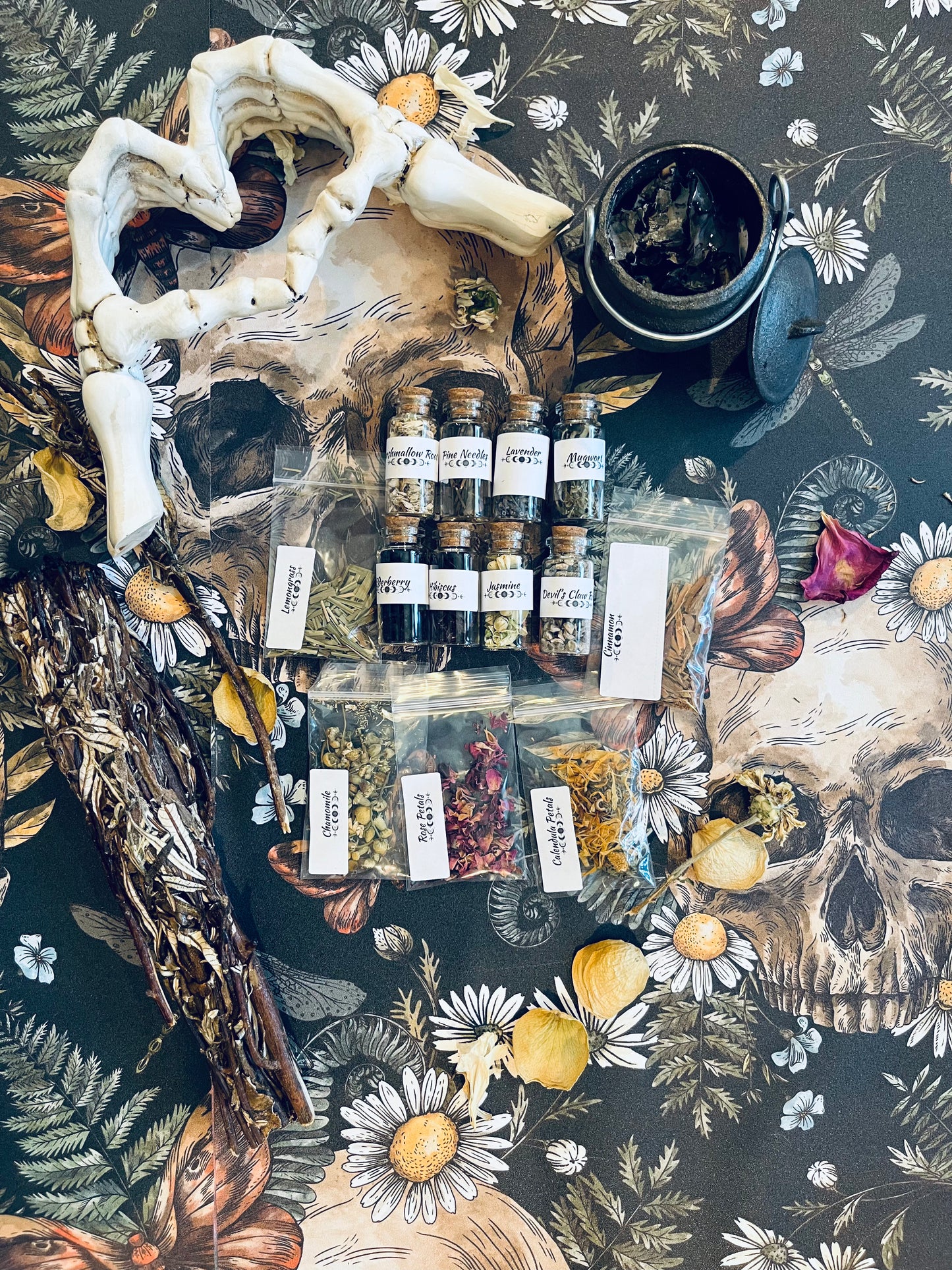 Herbal Kit Witchcraft Supplies Herbs Starter Kit