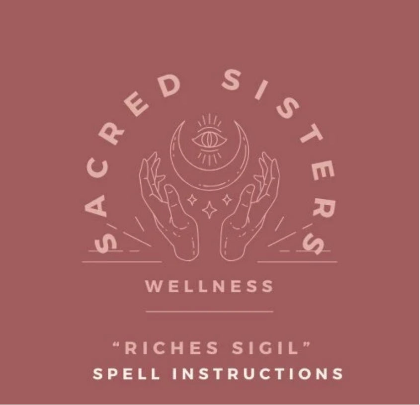 Witchcraft Riches Sigil Spell Instructions Spell Kit