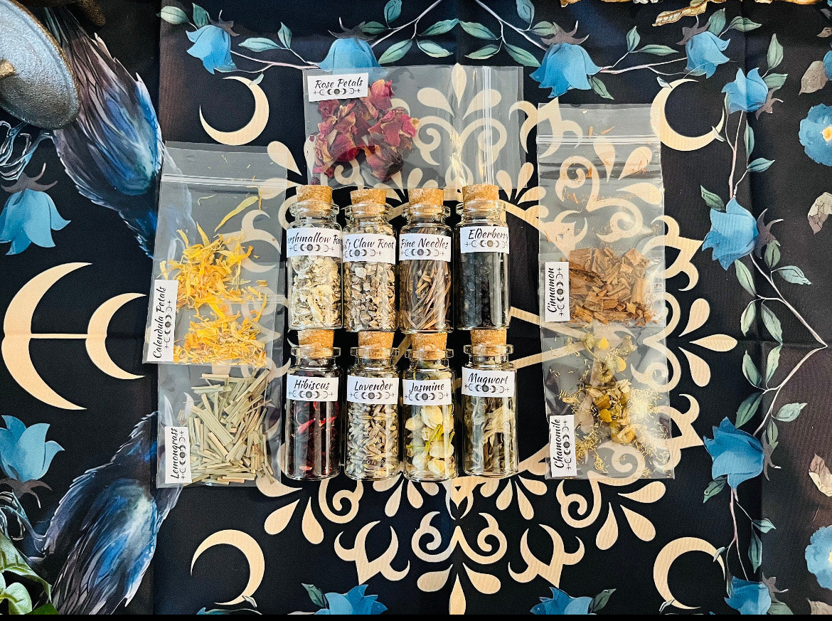 Herbal Kit Witchcraft Supplies Herbs Starter Kit