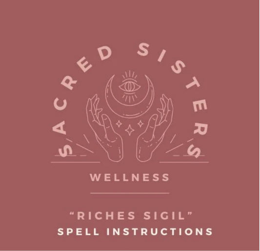 Witchcraft Riches Sigil Spell Instructions Spell Kit